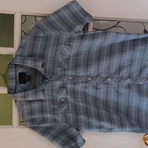 O'Neill  men's shirt size large blue and gray